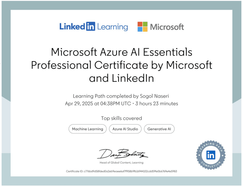 Microsoft Azure AI Essentials