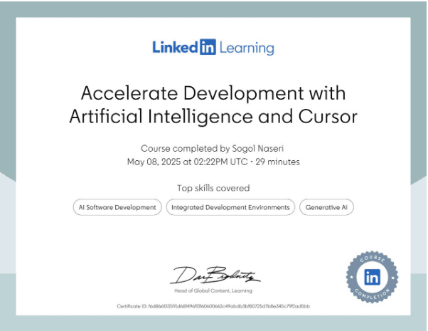 Accelerate Development with Artificial Intelligence and Cursor